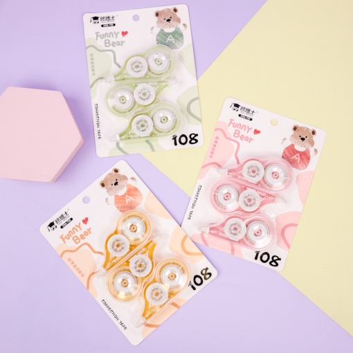 Корректор "Funny Bear" №108 набор 3 шт., в ассортименте, 1 шт.