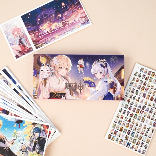 Набор почтовых открыток "Genshin Impact" B