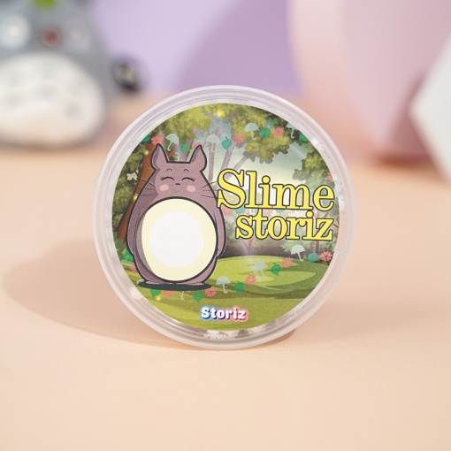 Слайм "Стекло" серебряные блестки + шарики, 150 гр. STORIZ