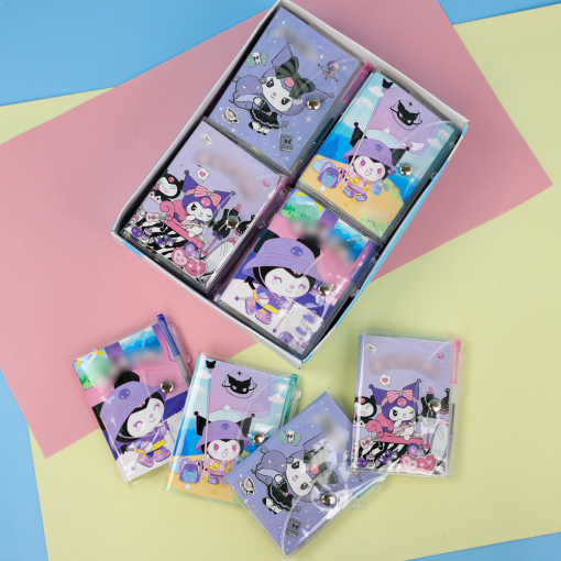 Мини-блокнот с ручкой "Kuro", в асортименте 1 шт.  