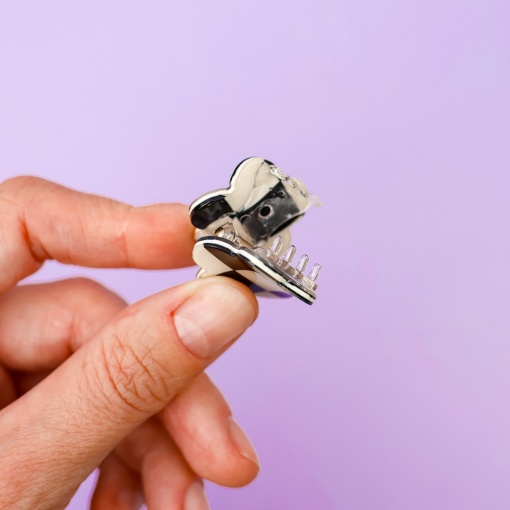 Заколка для волос "Black&White" №25