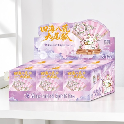 Набор фигурок "Surprise", Nine-tailed Spirit Fox №143, с подсветкой, в шоу-боксе 6шт оптом
