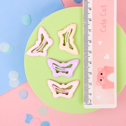 Набор заколок для волос "Бабочка" 4 шт.