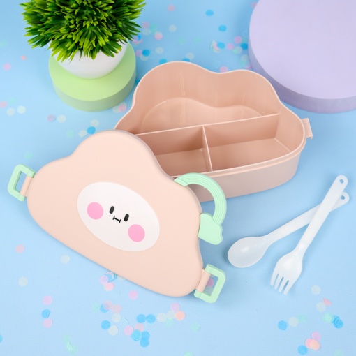 Ланчбокс "Облако" розовый оптом