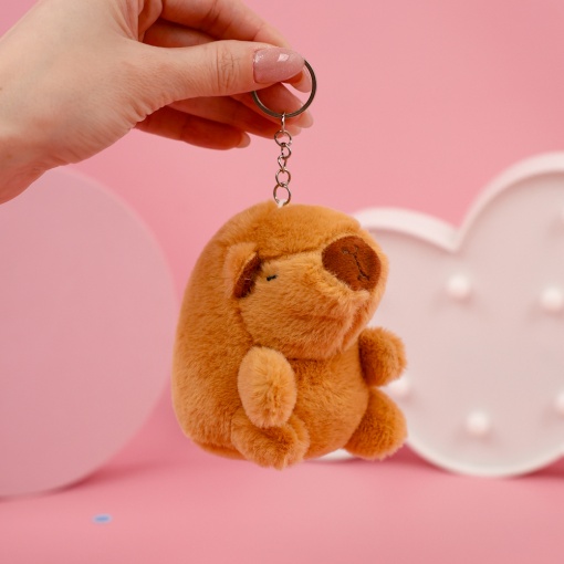 Мягкий брелок "Милая Капибара" 12 см