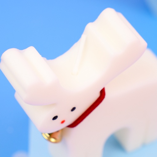 Свеча-арома "НГ Олень" белый 9см оптом