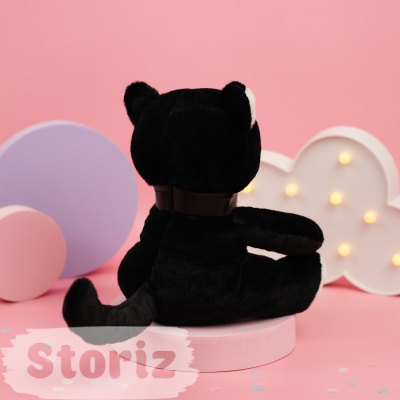 Мягкая игрушка "Cat Dark", черный 25 см
