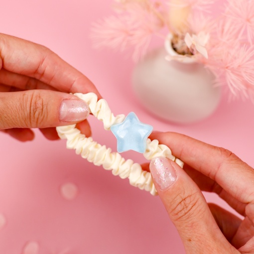 Резинка для волос "Star" голубой