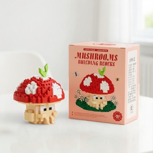 Конструктор "Mushrooms" Красный гриб №7254 (292 детали) [М_08]