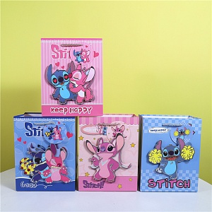 Подарочный пакет "Глазастик" объемный 26х32х10см, в асс-те 1шт