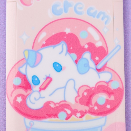 Брелок-чехол для карты "Unicorn", litchi creum