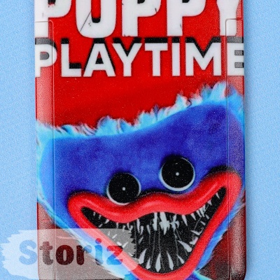 Чехол для карты "Poppy Playtime" красный