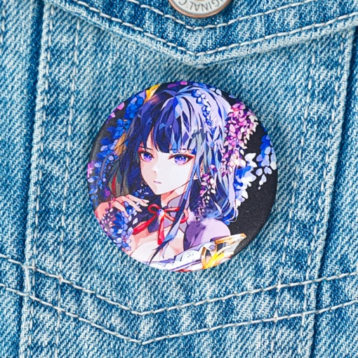 Значок круглый "Genshin Impact" № 219, 44 мм