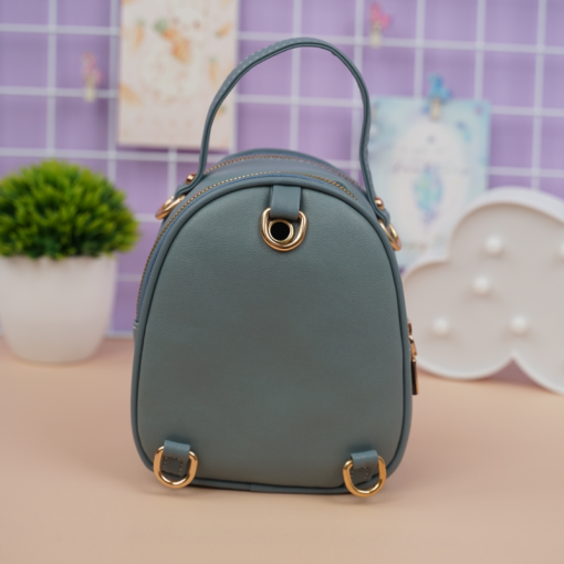 Рюкзак кож.зам."Rabbit" розовый-голубой