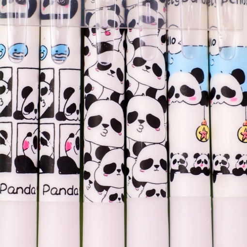 Ручка со стирашкой "Panda" №33057, в ассортименте 1 шт. (синий)