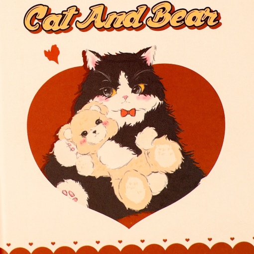 Блокнот "Cat and Bear" коричневый, A7