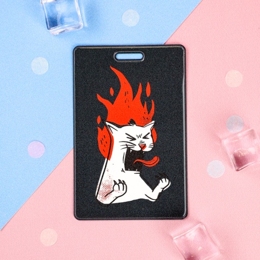 Чехол для карты "Fire cat" STORIZ