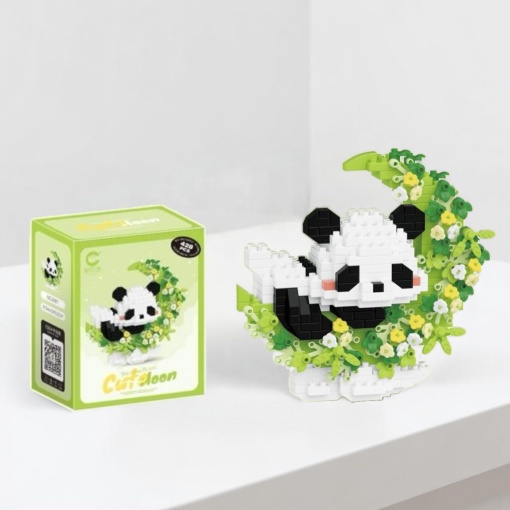 Конструктор "Цветочная луна" Панда (428 деталей)