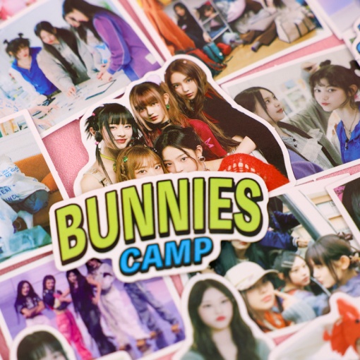 Наклейки для стикер бомбинга "K-Pop" NJ-BUNNIES CAMP (101 шт.)