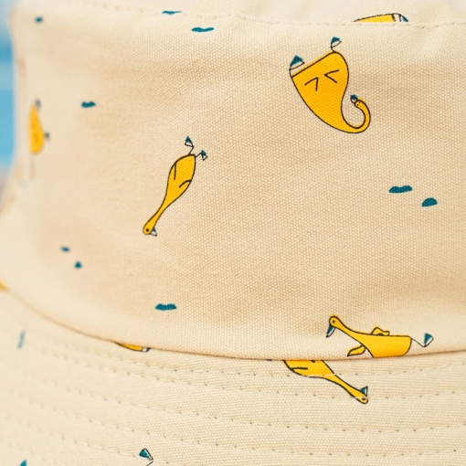 Панама двусторонняя "Duck" M (56-58см), бежевая
