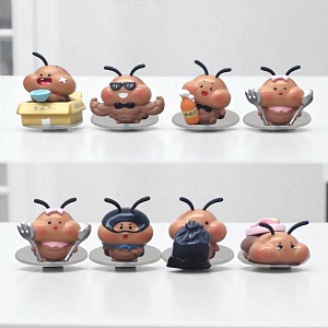 Набор фигурок Surprise "Cockroach" strength №3058, в ассортименте 6шт оптом