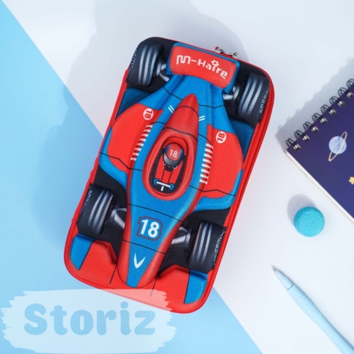 Пенал 3D "Sport car" красный