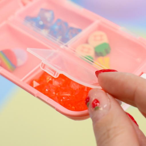 Органайзер для мелочей "Чемоданчик", Кт розовый оптом