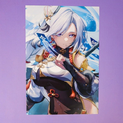 Набор постеров "Genshin Impact" 8 шт, 42х29см (№ 06) оптом