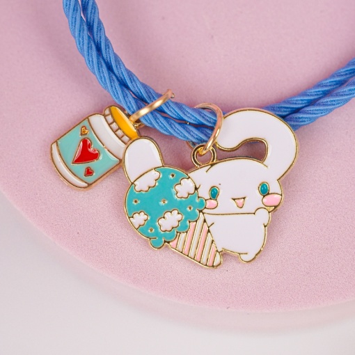 Браслет "Корица" голубой