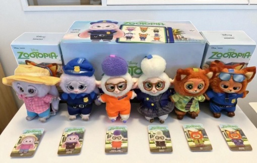 Набор мягких брелков Surprise "Zoo town" в ассортименте 6шт