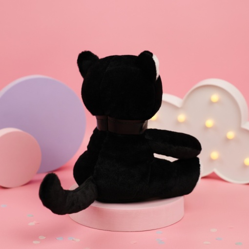 Мягкая игрушка "Cat Dark", черный 25 см