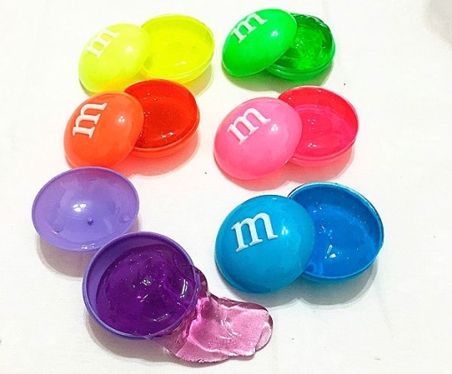 Кристальный слайм M&M's большой