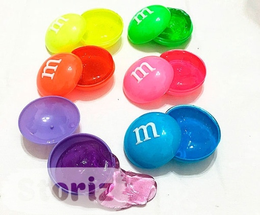Кристальный слайм M&M's большой