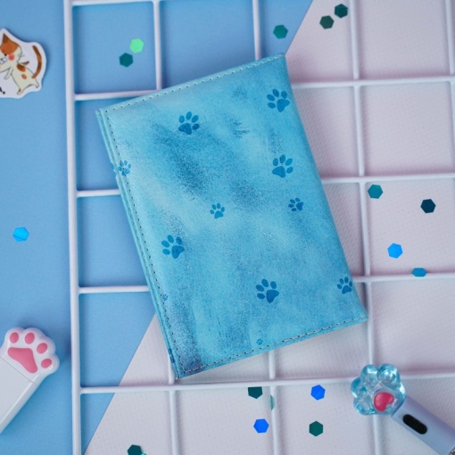 Обложка на паспорт "Породы кошек" зима