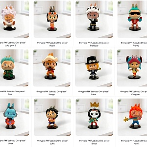 Набор фигурок PM "Labubu One piece" 12 шт.  оптом