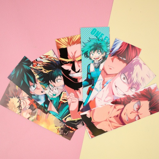 Набор закладок "Моя Геройская Академия №1" 10шт