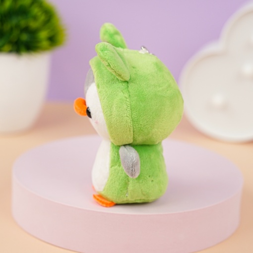 Мягкий брелок "Пингвин" зеленый 10 см