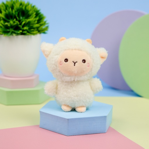 Мягкий брелок "Little Sheep" белый, 12см, в ассортименте 1 шт
