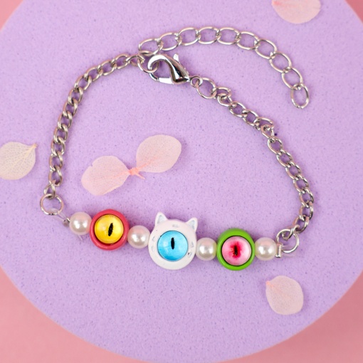 Браслет "Monster" A-864, белый