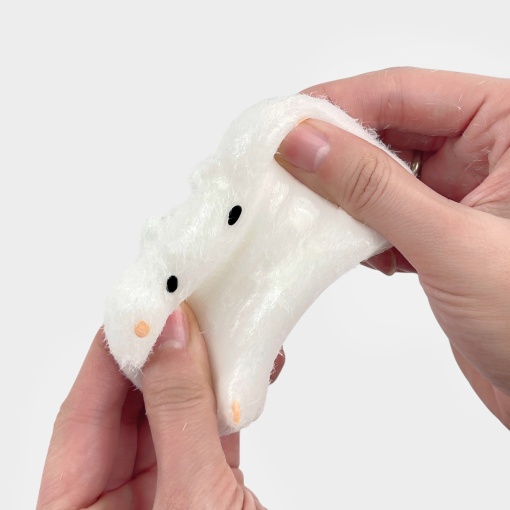 Антистресс "Хомяк" с сыром, белый