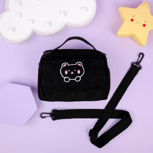 Сумочка через плечо "Bear" черный