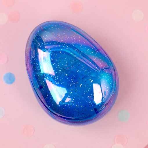 Расческа "Звездное небо" синий с блестками