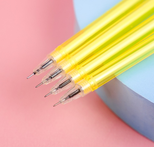 Ручка "Pika-Pika" с блестками (черный)