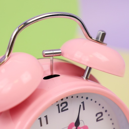 Часы "Будильник" Кт, розовый оптом