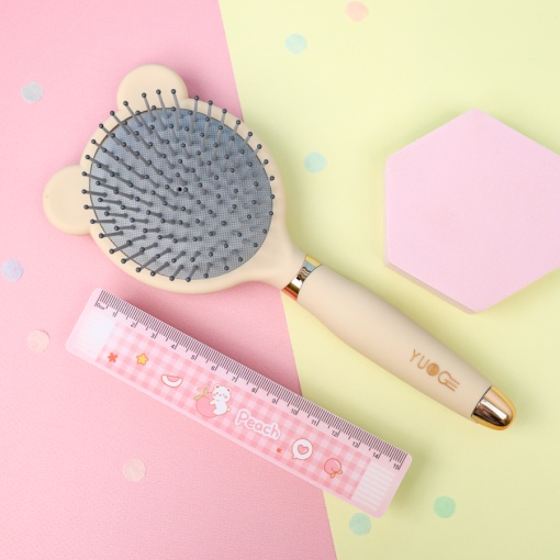 Расческа "Bear ears", молочный