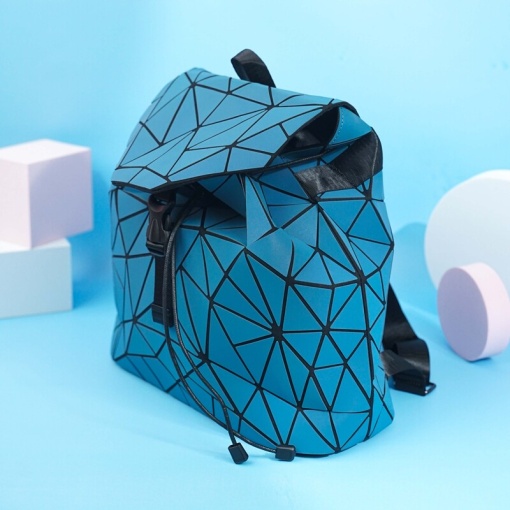 Рюкзак "Luminous Geometry" синий, 35х40см