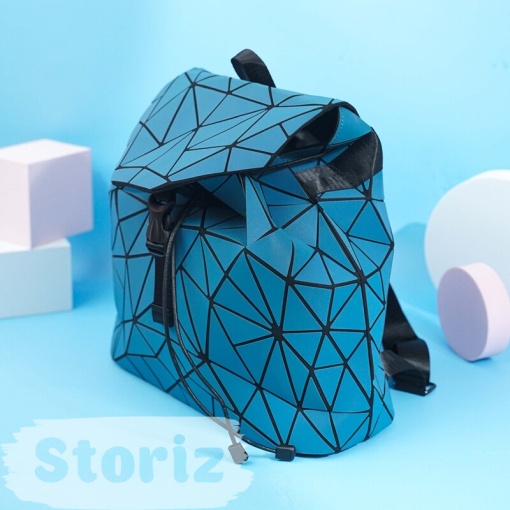 Рюкзак "Luminous Geometry" синий, 35х40см