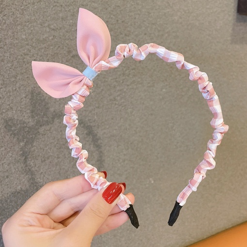 Ободок для волос "Cute bow" розовый