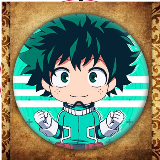 Значок круглый "My Hero Academy" 206, 44 мм