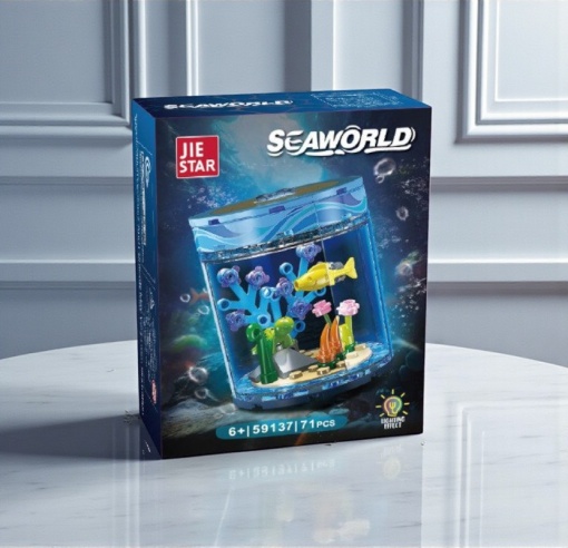 Конструктор "SeaWorld" черепашка №59137 (71 деталь)
